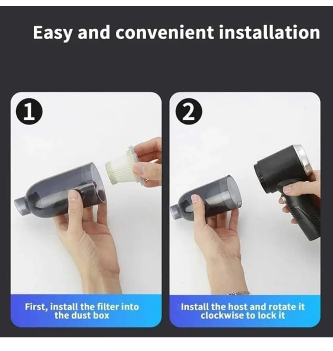 2 in 1 Portable Wireless Vacuum Cleaner